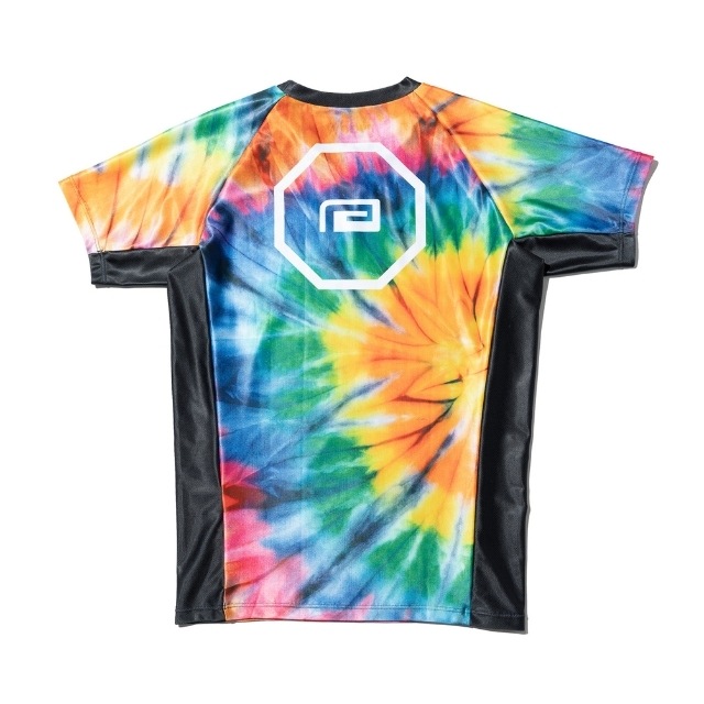 TIE DYE SHORT RASH GUARD