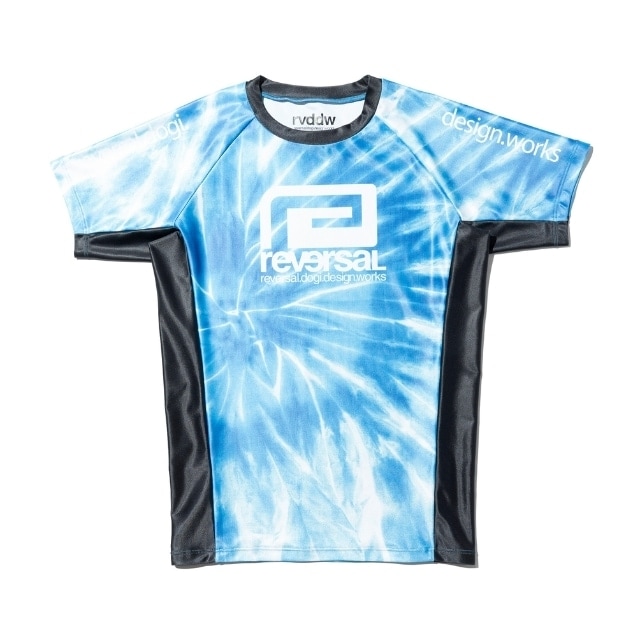 TIE DYE SHORT RASH GUARD