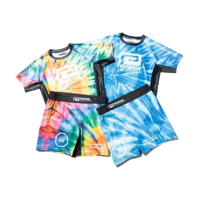 TIE DYE SHORT RASH GUARD