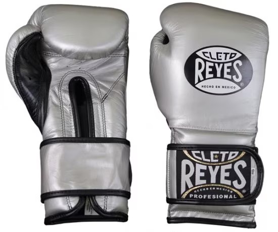 REYESスパーリンググローブ マジックテープ式・シルバー(8oz-16oz)