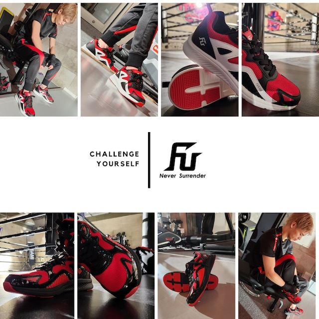 SUPER RAPIDO トレーニングシューズ 「Red×White×Black」タイプ