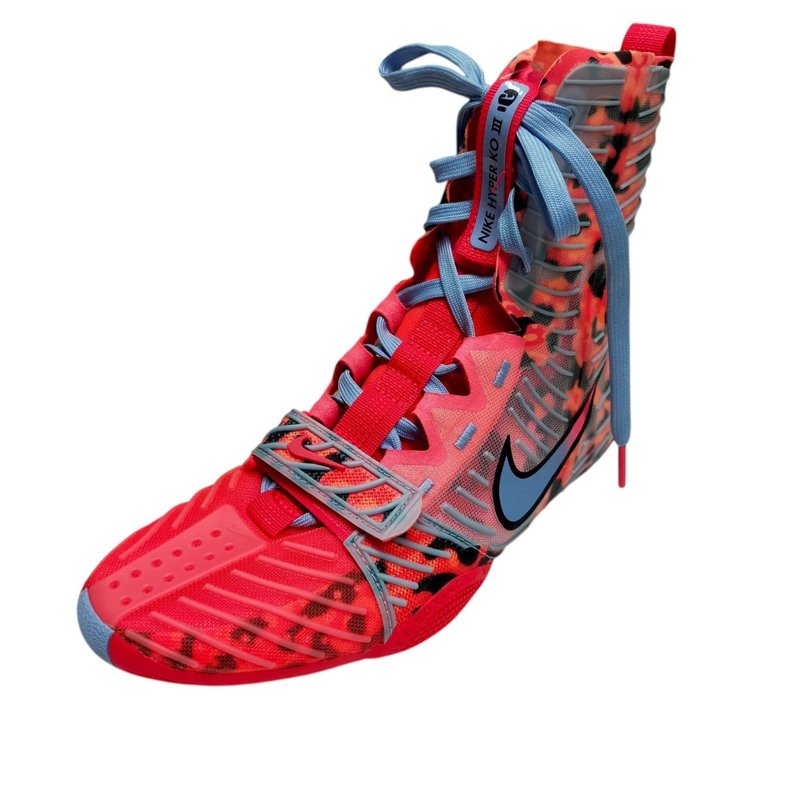 NIKEボクシングシューズ ハイパーKO3SE【BLACK/BRIGHT CRIMSON-ALUMINUM】
