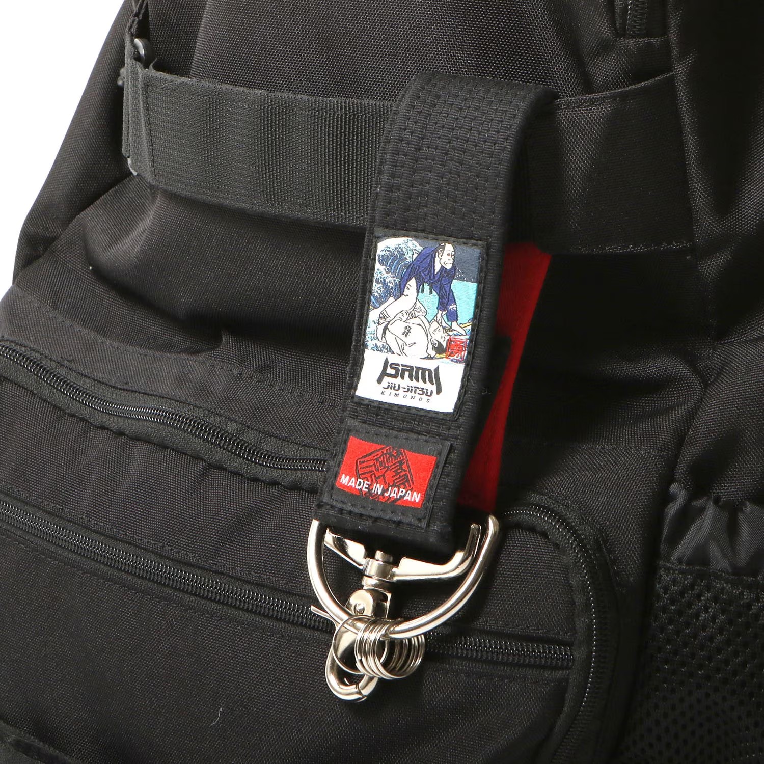 UKIYOE黒帯キーホルダー(柔術)