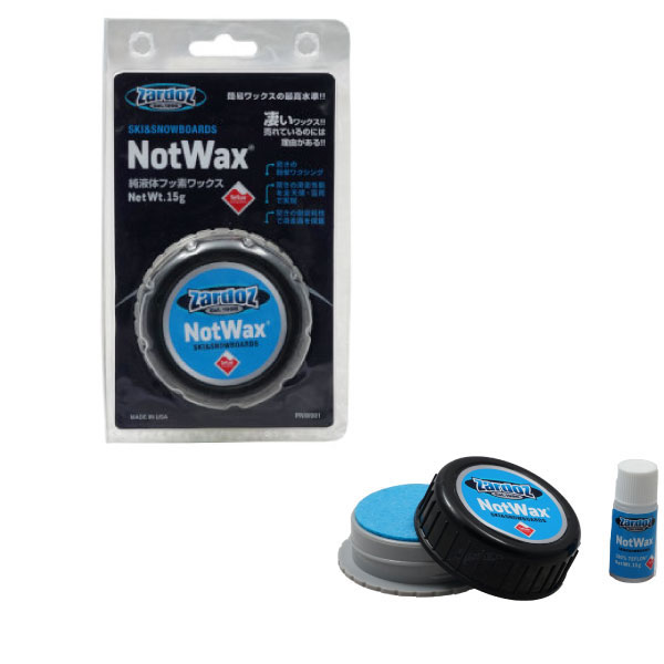 ZARDOZ NOTWAX NOTWAX POCKET G ノットワックスポケットG トップワックス 滑走ワックス フッ素含有ワックス 簡易ワックス 簡単ワックス
