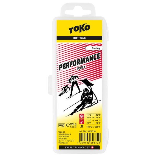 TOKO トコ Performance RED 120g トップワックス 滑走ワックス フッ素含有ワックス