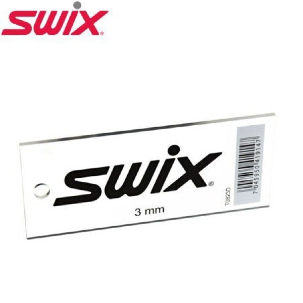 SWIX スウィックス PLASTIC SCRAPER 3mm プレキシスクレーパー３ミリ チューンナップ用品