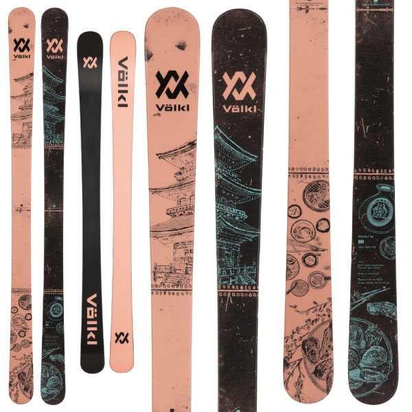 スキー板 22-23 VOLKL フォルクル Revolt 86 Temple リボルト86テンプル 11月末頃入荷予定 ニューモデル 早期予約 板のみモデル オススメ金具セット選択可 フリースタイル オールマウンテン