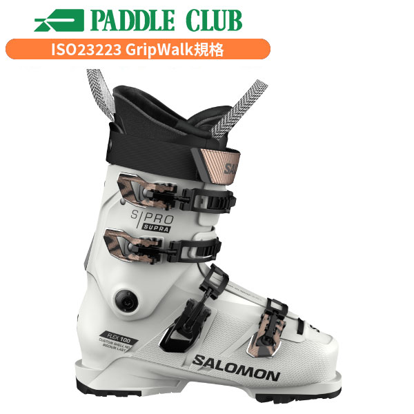SALOMON サロモン 25-26 S/PRO SUPRA 100W GW S/プロスープラ100W GW GripWalk規格(ISO23223) スポーツタイプ(ラスト96mm~100mm) 基礎スキー ゲレンデ リゾート レディース 女性向け スキーブーツ 【早期予約 ※価格はお問い合わせください】