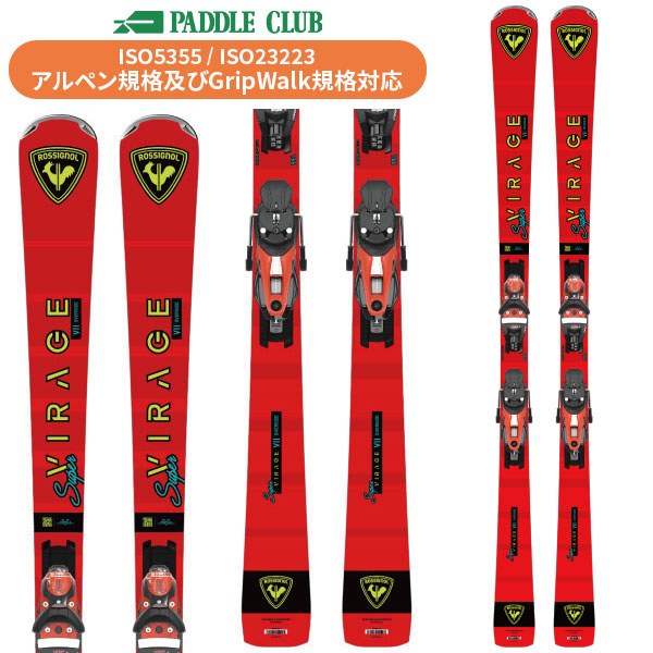ROSSIGNOL ロシニョール 25-26 Super Virage VII Oversize(KONECT) +NX12Konect スーパービラージュ７オーバーサイズ(専用金具付) 取付工賃無料 オールマウンテン 基礎スキー レース スキー板 半額