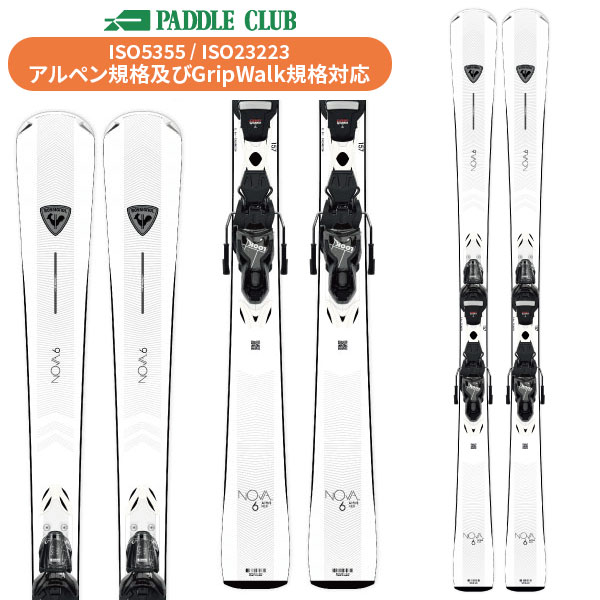ROSSIGNOL ロシニョール 25-26 NOVA 6 + Xpress W11GW ノバ６(専用金具付) 取付工賃無料 初・中級者向け レディース 女性向け スキー板