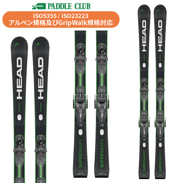 HEAD ヘッド 25-26 SUPERSHAPE e-MAGNUM +Protector PR13GW スーパーシェイプe-マグナム(専用金具付) 取付工賃無料 基礎スキー レース スキー板 半額