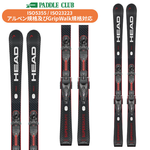 HEAD ヘッド 25-26 SUPERSHAPE e-RALLY +Protector PR13GW スーパーシェイプe-ラリー(専用金具付) 取付工賃無料 オールマウンテン 基礎スキー レース スキー板 半額