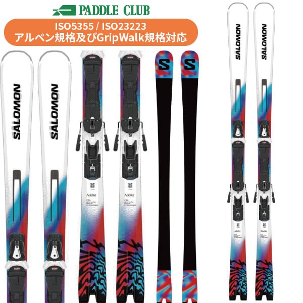SALOMON サロモン 25-26 ADDIKT +MI12GW アディクト (専用金具付) 取付工賃無料 基礎スキー レース スキー板 【早期予約 ※価格はお問い合わせください】