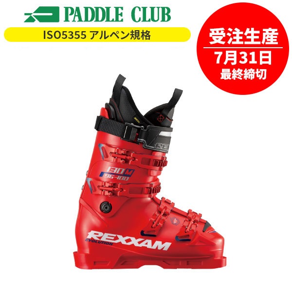 REXXAM レクザム 25-26 R-EVO 130M レボ130M BX-Hインナー仕様 アルペン規格(ISO5355) スポーツタイプ(ラスト96mm~100mm) レース 基礎スキー FIS対応 ※年代別ルール等、詳細ルールはFISルールブックにて各自でご確認ください。 受注生産(7月31日最終締切) スキーブーツ 【早期予約 ※価格はお問い合わせください】