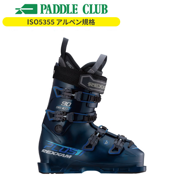 REXXAM レクザム 25-26  R-EVO Plus90 レボプラス90 BX-SSインナー仕様 アルペン規格(ISO5355) スポーツタイプ(ラスト96mm~100mm) レース 基礎スキー ゲレンデ リゾート 初・中級者向け 初・中級者向け FIS対応 ※年代別ルール等、詳細ルールはFISルールブックにて各自でご確認ください。 スキーブーツ
