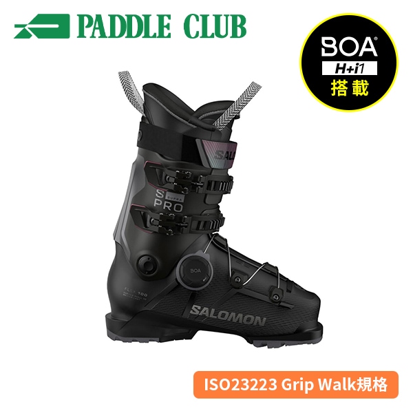 SALOMON サロモン 25-26 S/PRO SUPRA BOA 100 S/プロスープラボア100 GripWalk規格(ISO23223) スポーツタイプ(ラスト96mm~100mm) 基礎スキー ゲレンデ リゾート スキーブーツ