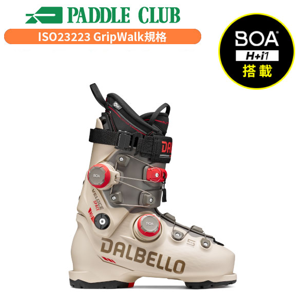 DALBELLO ダルベロ 26-27 VELOCE SPACE 130DUAL  ベローチェスペース130デュアル GripWalk規格(ISO23223) レジャータイプ(快適設計)ブーツ(ラスト101mm以上) BOA搭載ブーツ スキーブーツ 早期予約受付中
