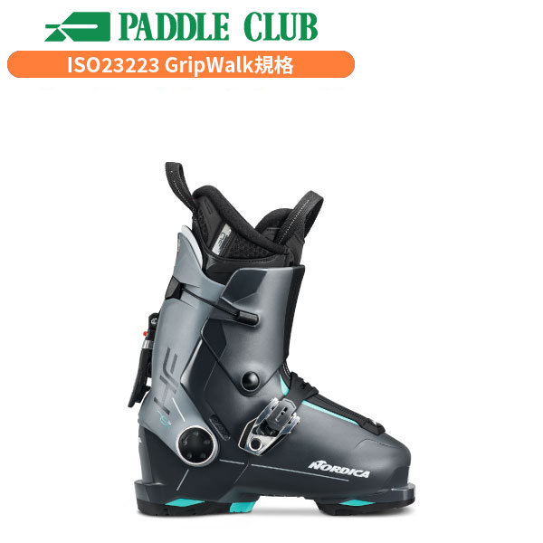 NORDICA ノルディカ 25-26 HF 75W R GW GripWalk規格(ISO23223) 快適設計(ラスト101mm以上) レディース ゲレンデ リゾート リアエントリー スキーブーツ