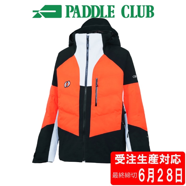 ONYONE オンヨネ 26-27 EDGE PUFF OUTER JACKET ONJ99300 F.ORANGExBLACK(F094009) スキーウェア 受注生産 ６月２８日最終締切