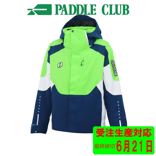 ONYONE オンヨネ 26-27 DEMO OUTER JACKET ONJ99042 NAVYxN.GREEN(688N342) スキーウェア 受注生産 ６月２１日最終締切