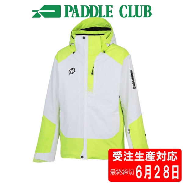 ONYONE オンヨネ 26-27 DEMO TEAM OUTER JACKET ONJ99400 WHITExLIME