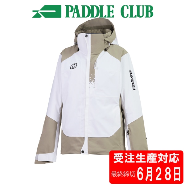 ONYONE オンヨネ 26-27 LADIE'S DEMO TEAM OUTER JACKET ONJ89420 WHITExBEIGE(100180) スキーウェア 受注生産 ６月２８日最終締切