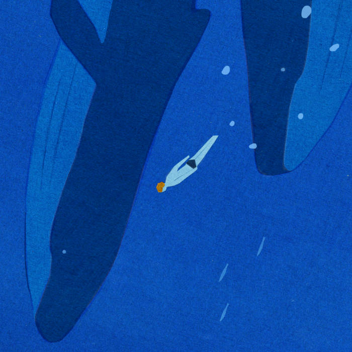 in the blue shirt & ������ / Swim