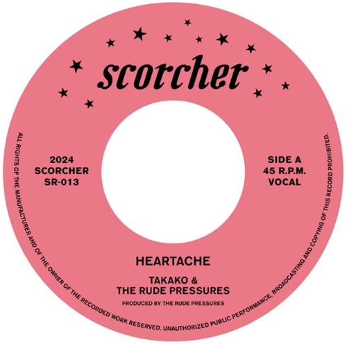 TAKAKO & THE RUDE PRESSURES / Heartache - You and Me RECORD