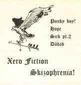 XERO FICTION - SKIZOPHRENIA! /! split 7inch record RECORD
