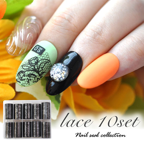 ミラーホイル 黒レースホイルセット 幅広タイプ ジェルネイル ネイル パーツ ネイル用品 ネイルパーツ ジェル デコ用品 ホイル 金箔 セルフジェルネイル ネイルアート アート用 ネイルナゲット ネイルホイル フォイル ネイルグッズ ミラーネイル アートミラー ネイル工房