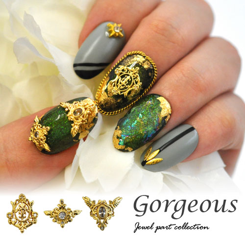 ネイルパーツ ジルコニア製 ゴージャス パンク ネイティブ ビジュー 宝石 ジェルネイル ネイル パーツ ジェル ネイル用品 ハンドメイド デコ メタル デコパーツ ネイルアート ジュエリーネイル ネイルグッズ ジルコニア ゴールドパーツ ネイル工房 すべての商品