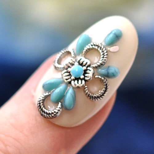 メタルパーツ ネイルジュエリー ネイルパーツ ゴールド シルバー ターコイズ フラワー コンチョ ジェルネイル ネイル パーツ 花 ジェル ネイル用品 フラワー メタル ネイルアート フラワーパーツ ゴールドパーツ シルバーパーツ ネイル工房 すべての商品 ネイル用品