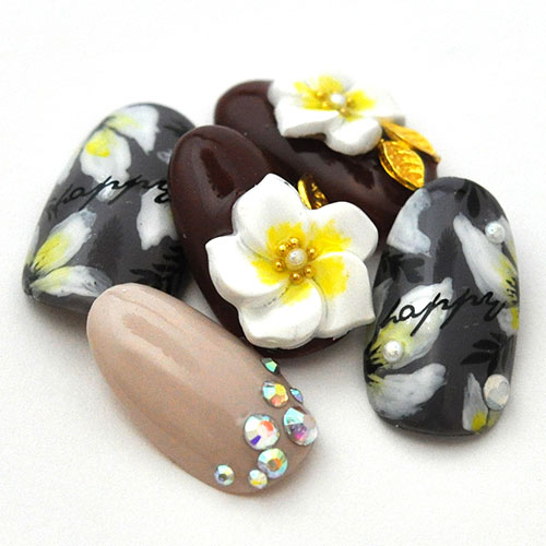 シリコンモールド No7 フラワー プルメリア ジェルネイル レジン 自分で作る ラインストーン ビジュー ネイルジュエリー ネイルパーツ メタルパーツ ネイル パーツ ネイル用品 ジェル レジン ストーン ハンドメイド シリコン 型 ネイル工房 すべての商品 ネイル用品