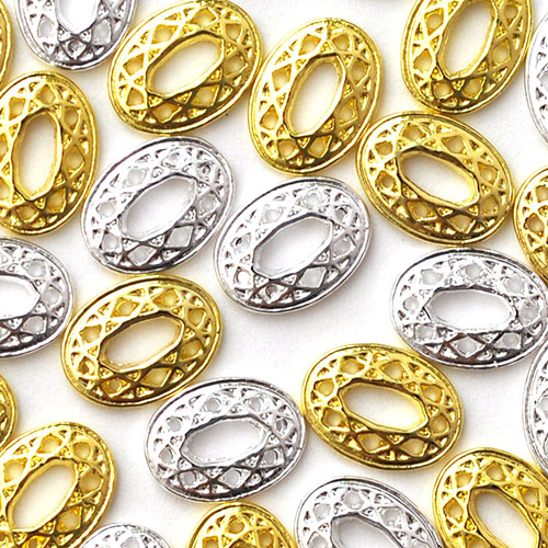 ネイルパーツ ゴールド シルバー フレーム ダイヤモンド オーバル メタルパーツ ネイルパーツ ネイルアート ゴールド メタル デコ ジェルネイル ネイル パーツ ジェル ネイル用品 ネイル工房 すべての商品 ネイル用品専門店 ネイル工房 本店 ジェルネイル