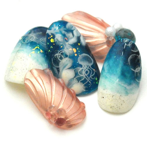 訳あり くらげ クラゲ 海 マリン ネイルシール 極薄 透ける カラージェル ネイルアート 垂らしこみ ネイルシール ネイル シール ネイル用品 デコ セルフネイル ネイルグッズ ジェルネイル ジェルネイル用品 ネイルパーツ デコシール ネイル工房 すべての商品