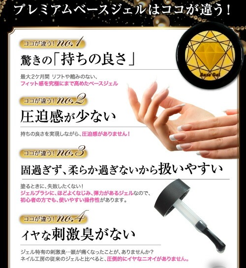 ジェルネイルの持ちをよくする 8mlプレミアムベースジェルhema完全フリー サンディング不要 プライマー不要 オフもカンタン ジェルネイル ネイル ベースジェル ジェル ネイル用品 ベース ジェルネイル用品 ベースジェルネイル トップ トップコート セルフジェルネイル