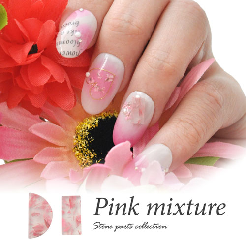 ラインストーン プレート 半円 花びら 半透明 ピンク ネイル用品 ネイル パーツ ビジュー ネイルパーツ ジェルネイル用品 ネイルアート ジェル ネイルアート ジェルネイル ジェル レジン ストーン ハンドメイド ジェルネイルパーツ フラワー 花 ネイル工房 春 Nail Art