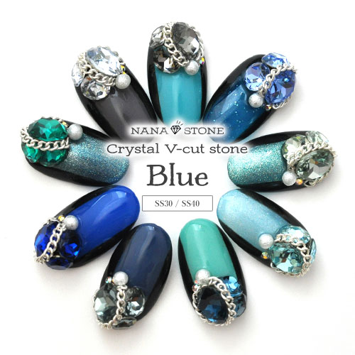 ラインストーン ブルー系 クリスタル クリスタル製 ビジュー Vカット 宝石 ジェルネイル ネイル ネイル用品 ジェル ストーン ガラスストーン 石 ネイルアート セルフネイル デコパーツ 小 ジェルネイルアート パーツ ネイルパーツ ガラス Vカッ すべての商品 ネイル