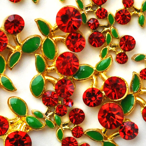 メタルパーツ ネイルパーツ さくらんぼ チェリー 珍しい フルーツ 食べ物 フード ジェルネイル ネイル パーツ ジェル ネイル用品 デコ メタル デコパーツ ネイルアート ジュエリーネイル ネイルグッズ ゴールドパーツ ジェルネイルパーツ ストーン クリスタル ゴールド