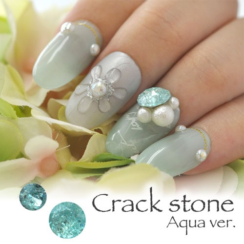 ラインストーン クラック ブルー アクアマリン 海 夏 クリスタル 気泡 ビジュー Vカット 宝石 ビジュー ジェルネイル ネイル ネイル用品 ストーン ガラスストーン デコ 石 ネイルアート デコパーツ 小 ジェルネイルアート パーツ ネイルパーツ ガラス ネイル工房