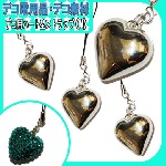 デコ素材　デコ用ハートストラップ（M）★【パーツ】|デコ素材&デコ用品