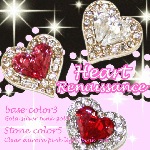 デコ電メタルパーツ ハートルネサンスパーツ☆14mm【パーツ】|ネイルパーツ|ネイル用品&パーツ