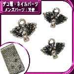 メンズデコ電メタルパーツ☆天使　約11×14ｍｍ【パーツ】|その他キラキラパーツ|メタルパーツ