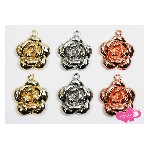 バラ☆メタルパーツ　約19ｍｍ【パーツ】|りぼん、お花|メタルパーツ