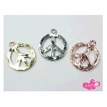 ザっピース☆メタルパーツ　約24ｍｍ【パーツ】|その他キラキラパーツ|メタルパーツ