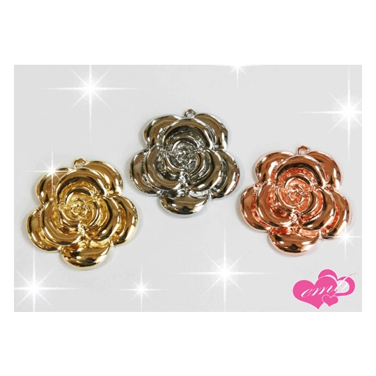 バラ☆メタルパーツ 約38mm【パーツ】