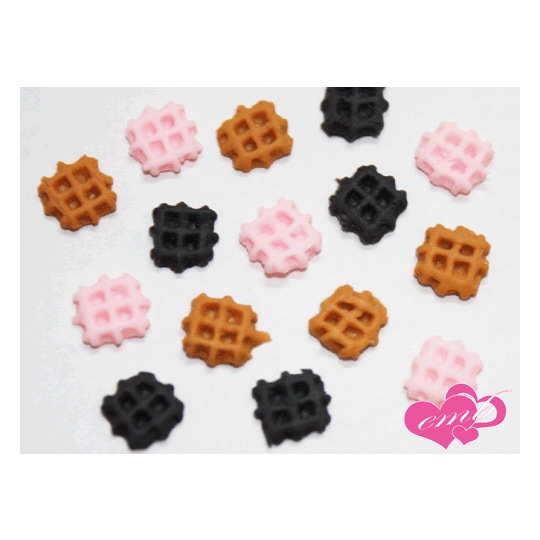 ネイルパーツ　ミニミニ☆ワッフル～☆ １P約5mm【パーツ】