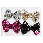 ミニスパンコールリボン１P　約40×60mm★注文番号20000626【パーツ】|デコパーツ