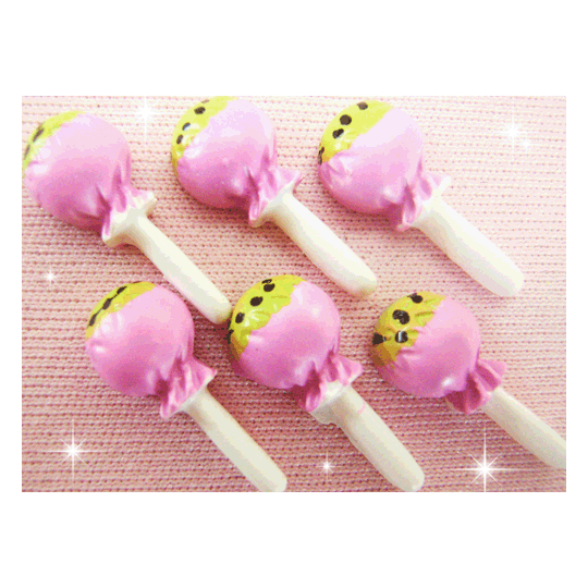 棒付きキャンディー1P 1７×７mm★【パーツ】