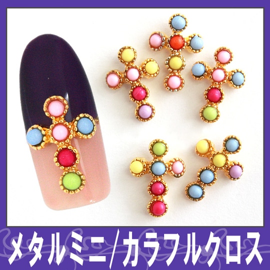 ネイルパーツ★カラフルクロス/デコにもネイルにも【パーツ】